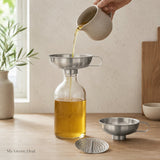 RVS Trechter Set met Zeef - My Green Deal