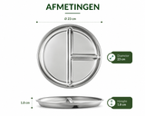 My Green Deal - Stainless steel board with compartments
