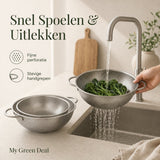 RVS Vergietset 3 stuks - My Green Deal