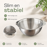 RVS Vergiet groot met pootjes