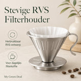 RVS Koffiefilter zilver - My Green Deal