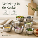 RVS Kommen Set – 10 stuks - My Green Deal