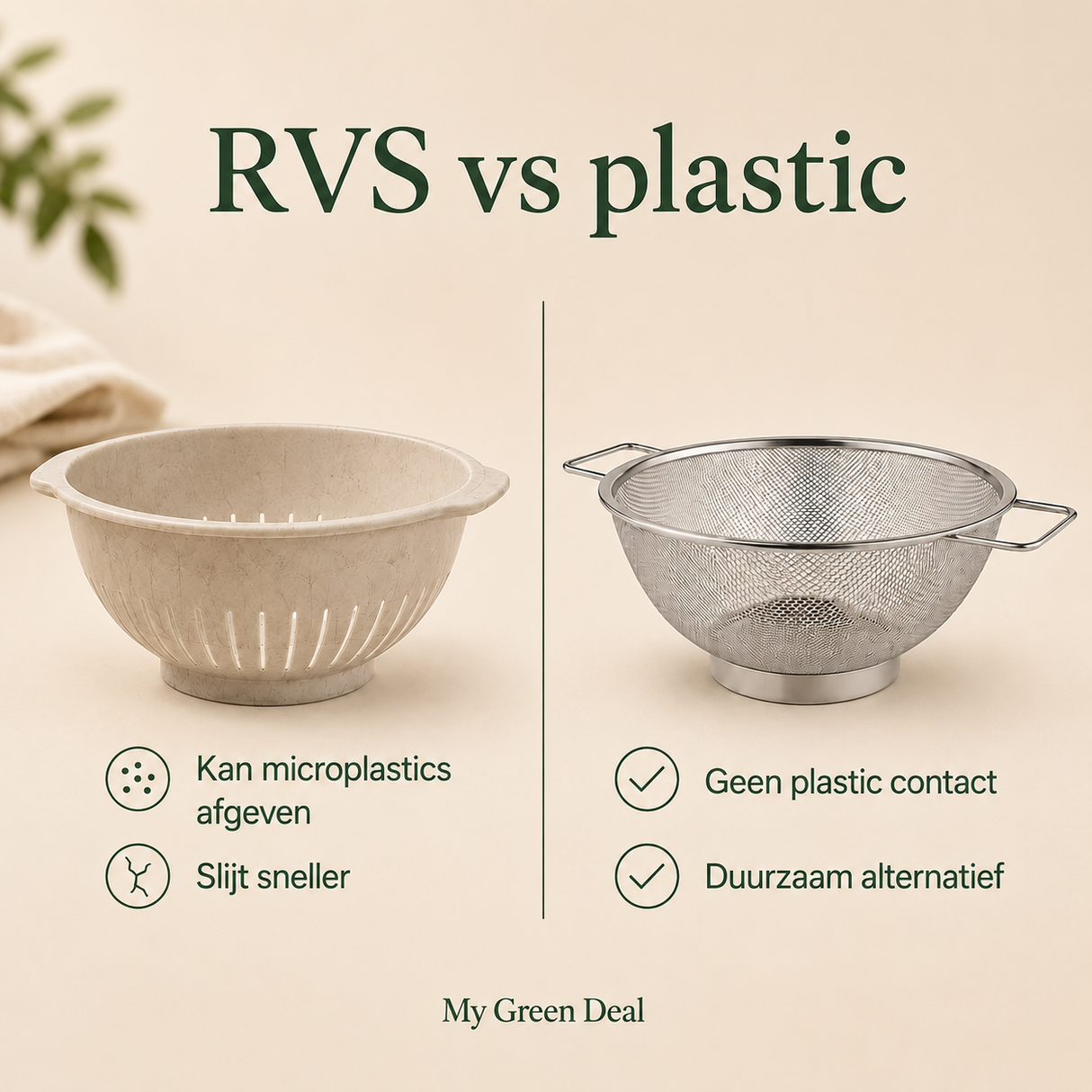 RVS Voorbereidingsset 4-delig