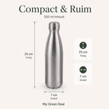 RVS Waterfles dubbelwandig 500ml - My Green Deal