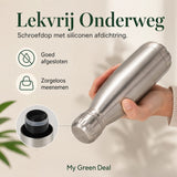 RVS Waterfles dubbelwandig 500ml - My Green Deal