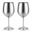 RVS Wijnglazen Set – Cocktailglazen 2 stuks - My Green Deal