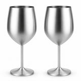 RVS Wijnglazen Set – Cocktailglazen 2 stuks - My Green Deal