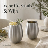 RVS Tumbler – Drinkbeker voor Wijn & Cocktails - My Green Deal