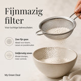 RVS fijne zeef set 5 stuks - My Green Deal