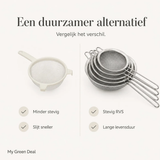 RVS Maatbeker, Zeef & Trechter Set – 16-delig