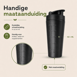 RVS Shakebeker (Zwart) - My Green Deal