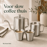 RVS Koffie bundel zilver - My Green Deal