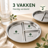 My Green Deal - Stainless steel board with compartments