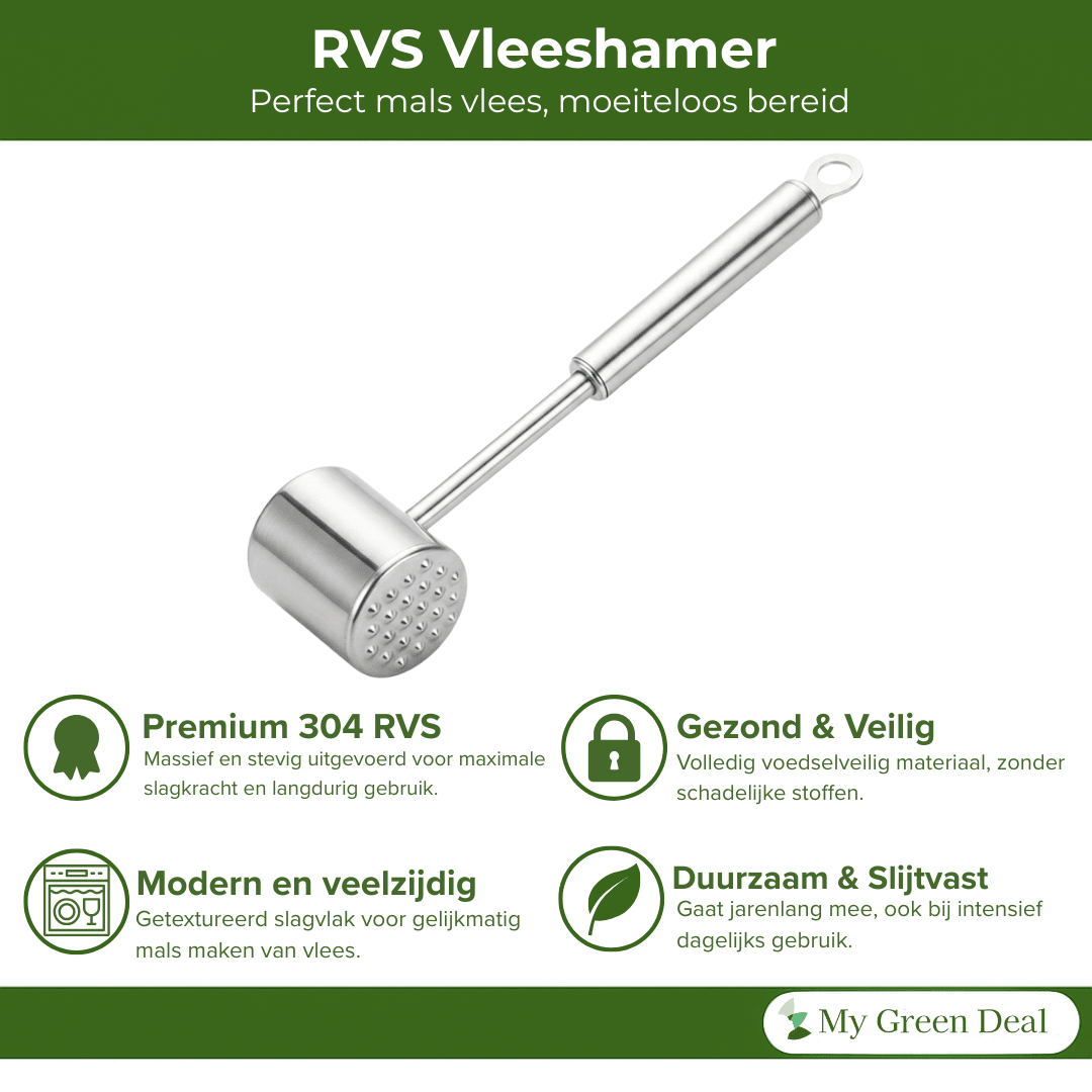 RVS Vleeshamer - My Green Deal
