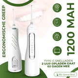 My Green Deal – Premium Waterflosser Draadloos Wit