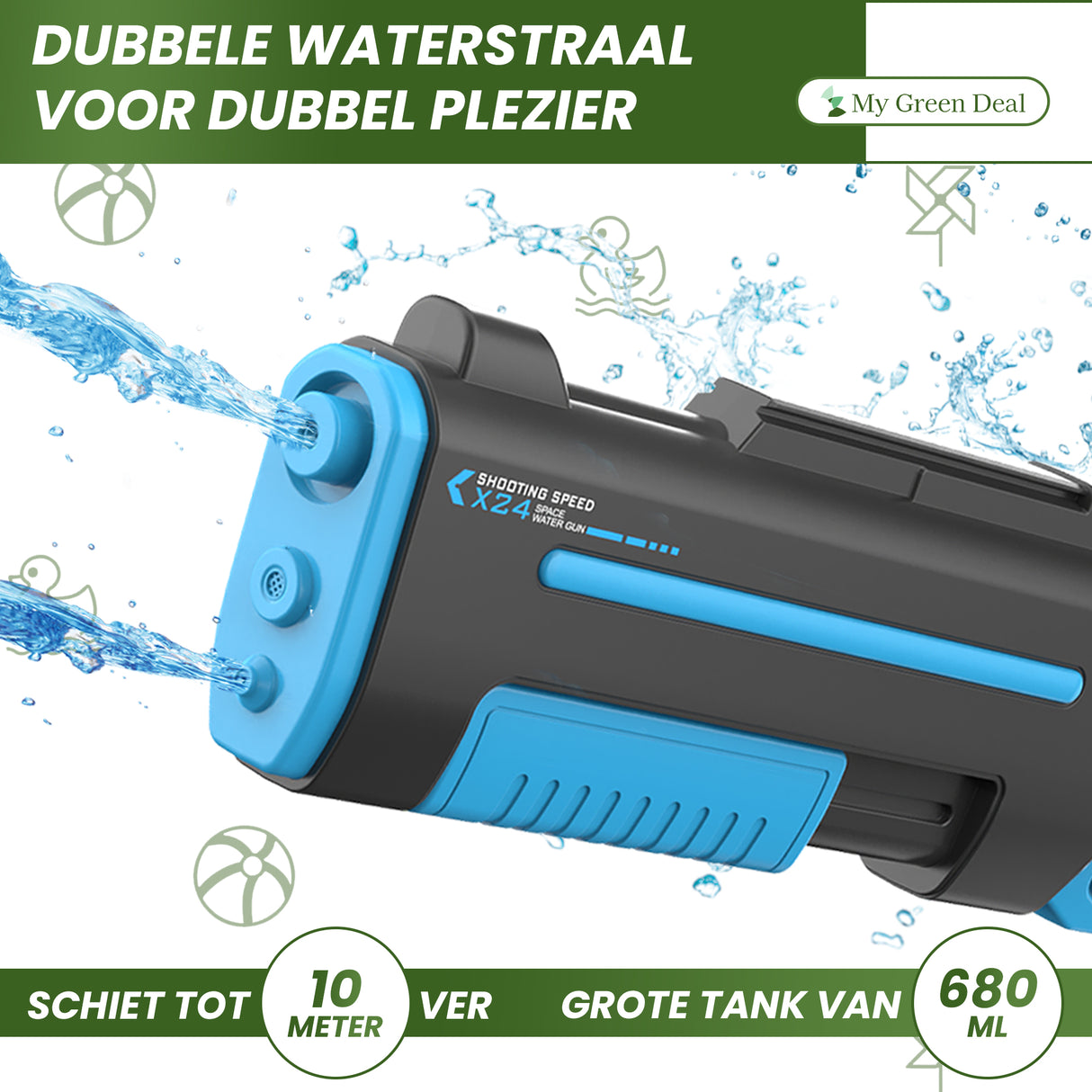 Retourdeal - Elektrisch Waterpistool 55 cm