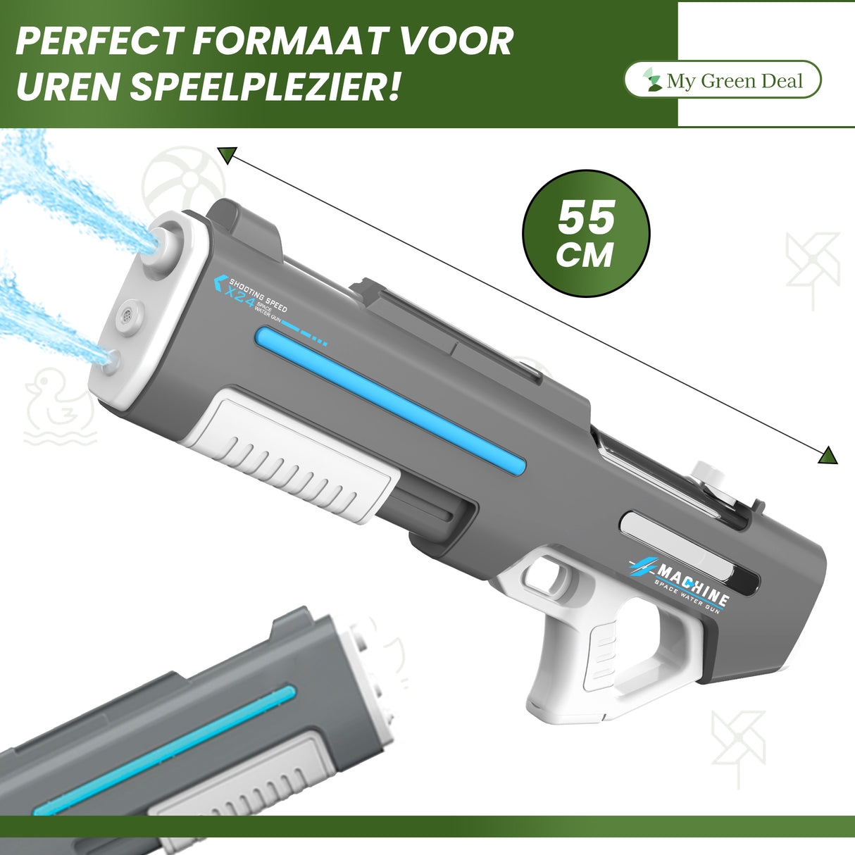 Retourdeal - Elektrisch Waterpistool 55 cm