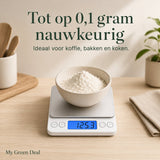 RVS Digitale Precisie Weegschaal - My Green Deal