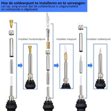 My Green Deal-Houtbrander Set-77 delig-Pyrografie-Soldeerbout-Houtbrander Voor Hobby-Brandpen-Soldeerset-Houtbewerking-Hout Graveren-Graveerpen-Pyrography image 9