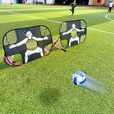 My Green Deal - Voetbaldoeltjes set van 2 - Voor Kinderen en Volwassenen - 110x80x80 cm - Inklapbaar - Opvouwbaar - Voetbalgoal - Voetbaldoel Groot image 5