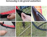 My Green Deal - Voetbaldoeltjes set van 2 - Voor Kinderen en Volwassenen - 110x80x80 cm - Inklapbaar - Opvouwbaar - Voetbalgoal - Voetbaldoel Groot image 3