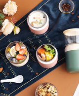 My Green Deal-Yoghurtbeker to go-700 ML-Muesli Beker-Soep Beker-Lunchbeker inclusief E-book-Lunch to go-Yoghurt Beker Meeneem-Isoleer Lunchpot-Salade To Go-Lunchbox-Lunchboxen-Salade Lunchbox-Met Lepel-Duurzaam-RVS image 7